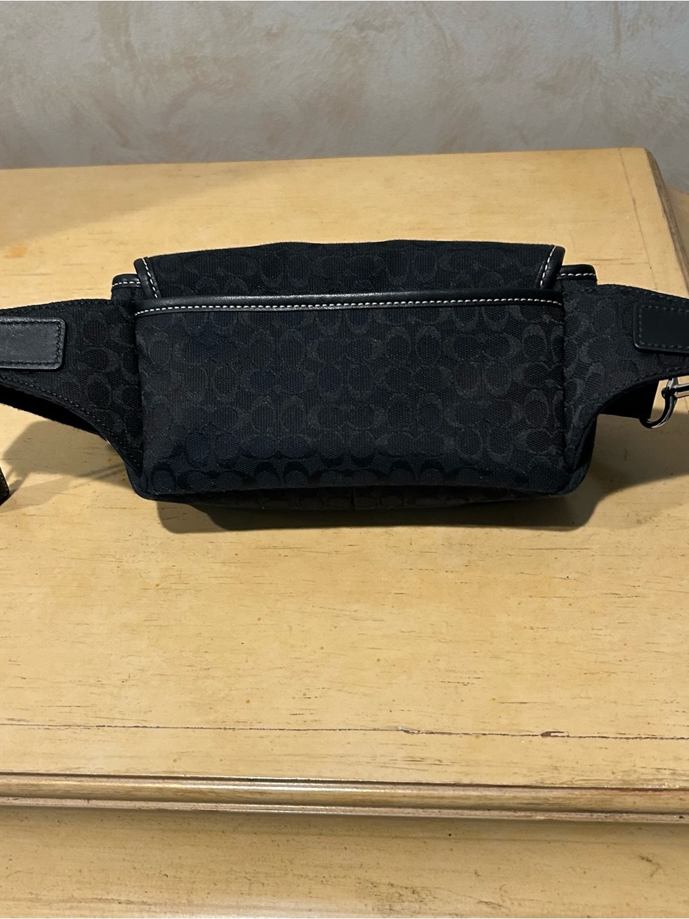 Signature vintage bon voyage women’s coach Y2K canvas belt bag - Picture 9 of 16